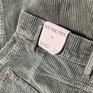 Free People- We The Free Corduroy Barrel Leg Pants